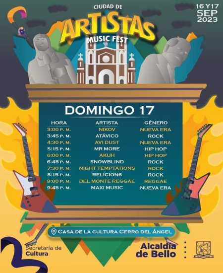 Artistas Music Fest día 2