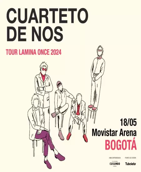 CUARTETO DE NOS - TOUR LAMINA ONCE 2024