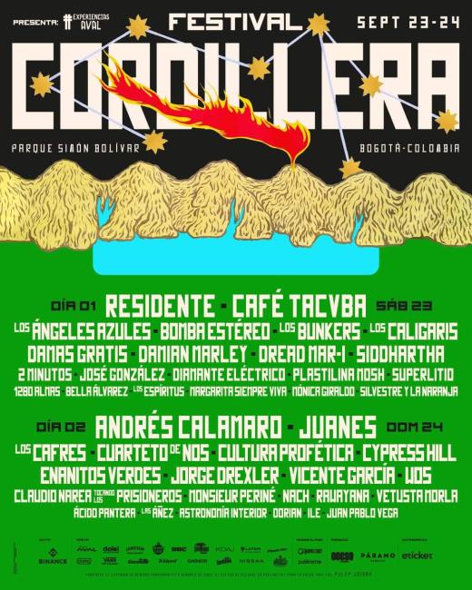 Flayer evento Festival Cordillera día 2