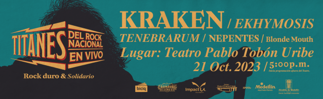 Flayer evento TITANES DEL ROCK NACIONAL