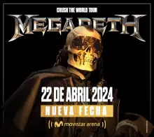 MEGADETH - CRUSH THE WORLD TOUR - SEGUNDA FECHA